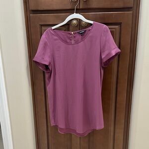 Express Mauve Short Sleeve Blouse